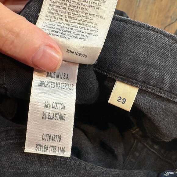 Citizens of Humanity Georgia High Rise Boot Cut black jeans - Picture 7 of 7